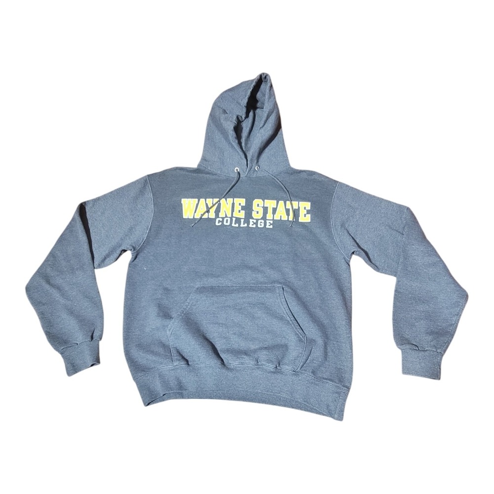 Champion Eco Fleece Wayne State University Hoodie Graphic Print Size Medium B30